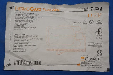 ConMed 7-383 ThermoGard Plus ABS Pediatric Dual Dispersive Electrode 5-15kg (x)